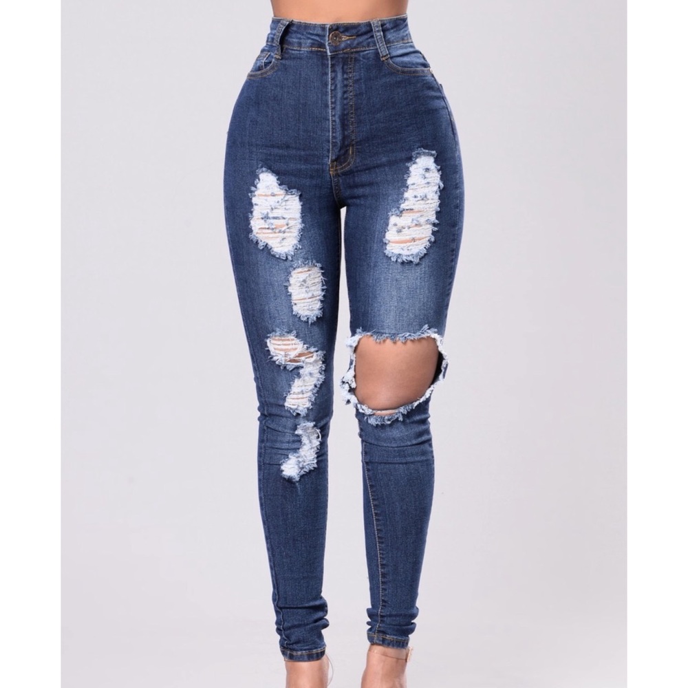 High Waisted Skinny Jeans